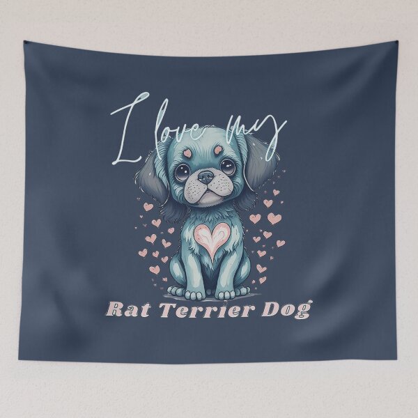 Item preview, I Love My Rat Terrier Dog designed and sold by palpadin.