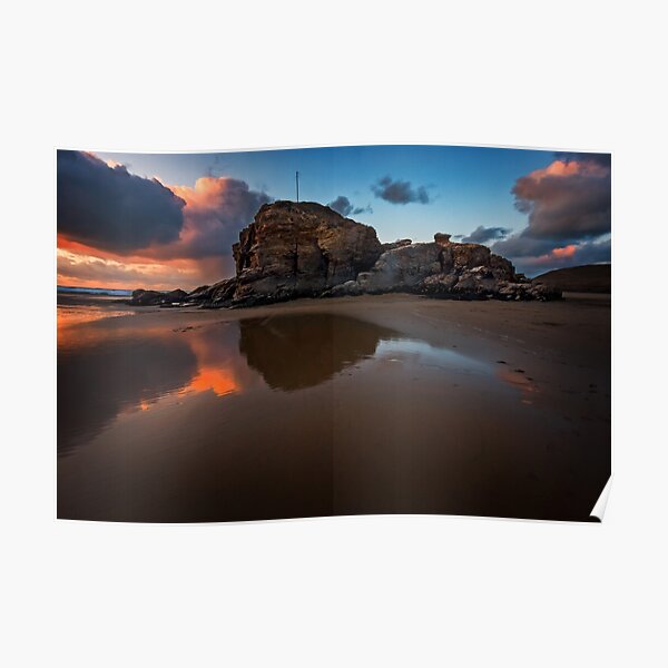 CHAPPLE ROCK PERRANPORTH Poster