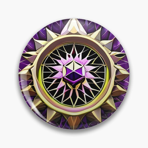 Item preview, Golden Violet Compass Rose designed and sold by ZarliaShop.