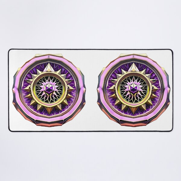 Artikelvorschau, Goldviolette Kompassrose entworfen und verkauft von ZarliaShop.