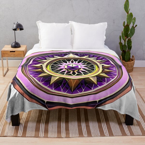 Item preview, Golden Violet Compass Rose designed and sold by ZarliaShop.