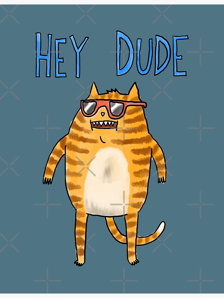 Hey Dude Postcard