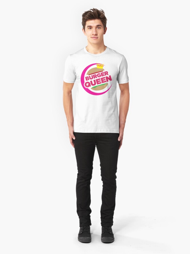 Alternate view of BURGER QUEEN Slim Fit T-Shirt