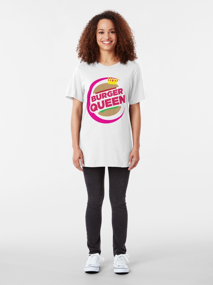 Alternate view of BURGER QUEEN Slim Fit T-Shirt