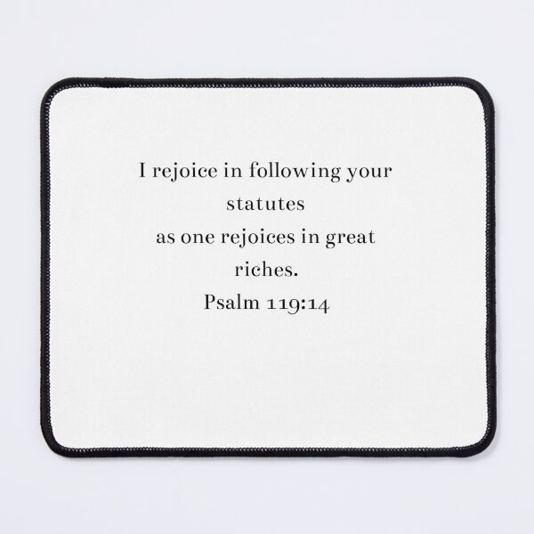 Item preview, Rejoicing in God's Statutes-Psalm 119:14 designed and sold by atlas62.