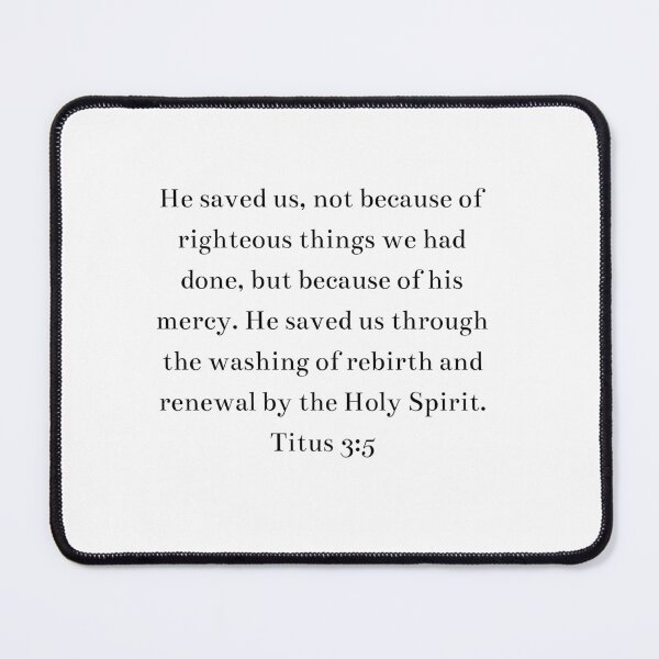 Item preview, Salvation by His Mercy-Titus 3:5 designed and sold by atlas62.