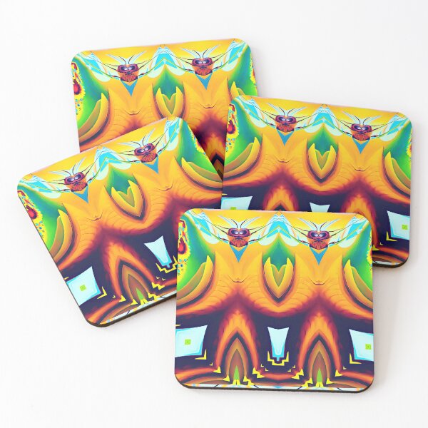 Item preview,   *Funny Abstract Bee On A Sunflower Summer Blue Sky Painting* designed and sold by Ralek.