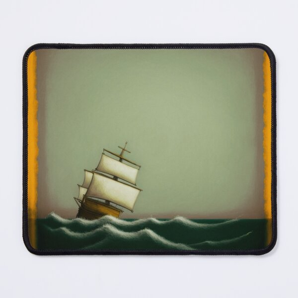 Item preview, Voyage Uncharted: The Solitary Sailboat's Quest designed and sold by FineArtHub.