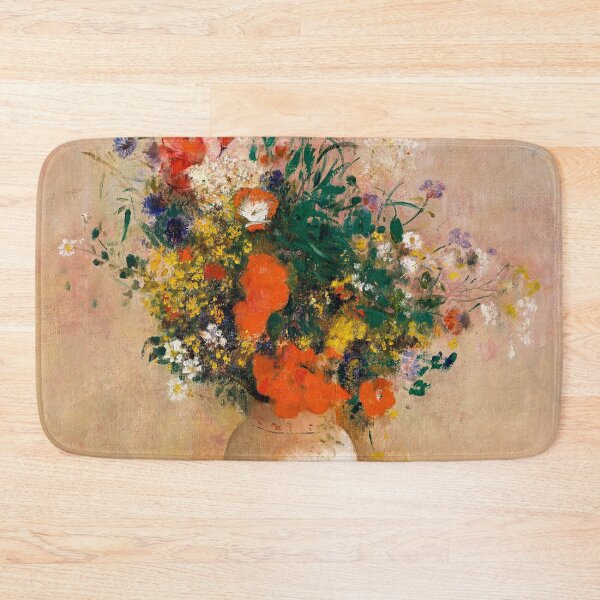 Item preview, Vase of Flowers (Pink Background) (1906) by Odilon Redon designed and sold by BossyCatHome.