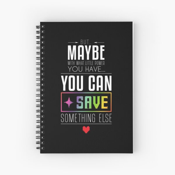 Maybe you can SAVE something else Spiral Notebook