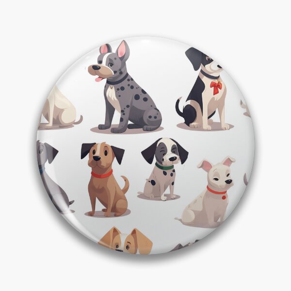 Artikelvorschau, Cartoon-Hunde entworfen und verkauft von CherryBlueberry.