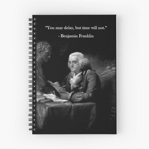 Item preview, Benjamin Franklin Quote - Time   designed and sold by Reed-Inc.