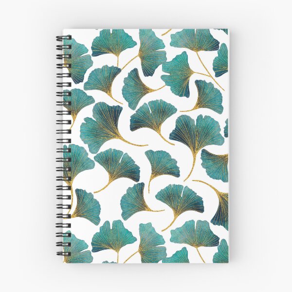 Item preview, Gingko Leaves Watercolor and Gold designed and sold by peonyspace.