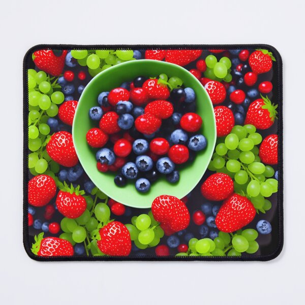 Item preview, Fruits Pattern Blueberries Strawberries Grape - Fruits designed and sold by internlvisions.