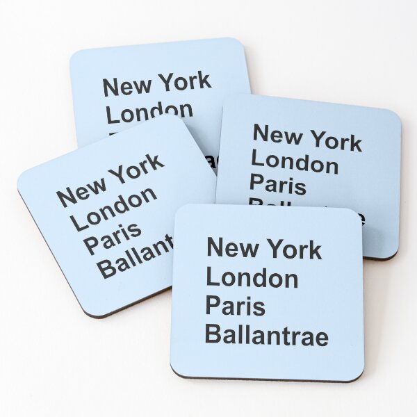 Item preview, New York, London, Paris, Ballantrae designed and sold by Jeallan Designs.