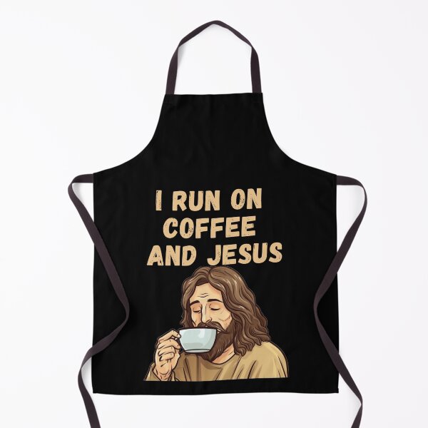 Item preview, I Run On Coffee and Jesus designed and sold by ArtisShops.