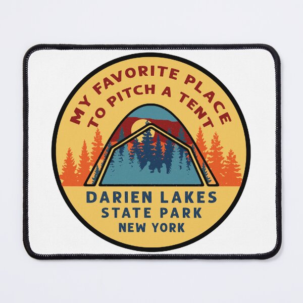 Item preview, Darien Lakes State Park New York Tent Patch designed and sold by VanyaKar.