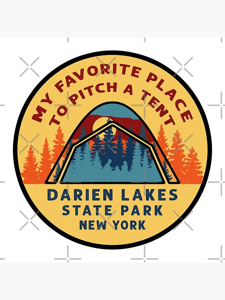 Darien Lakes State Park New York NY Forest Tree Vacation Pullover