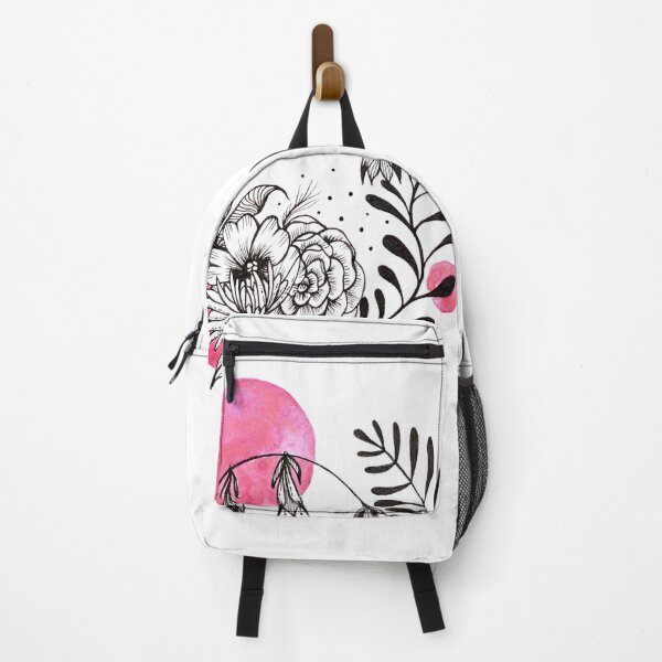 Item preview, pink moon floral designed and sold by pilarsart.