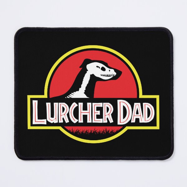 Item preview, (For Dark Background) Jurassic Lurcher Dad designed and sold by More Cute Dogs.