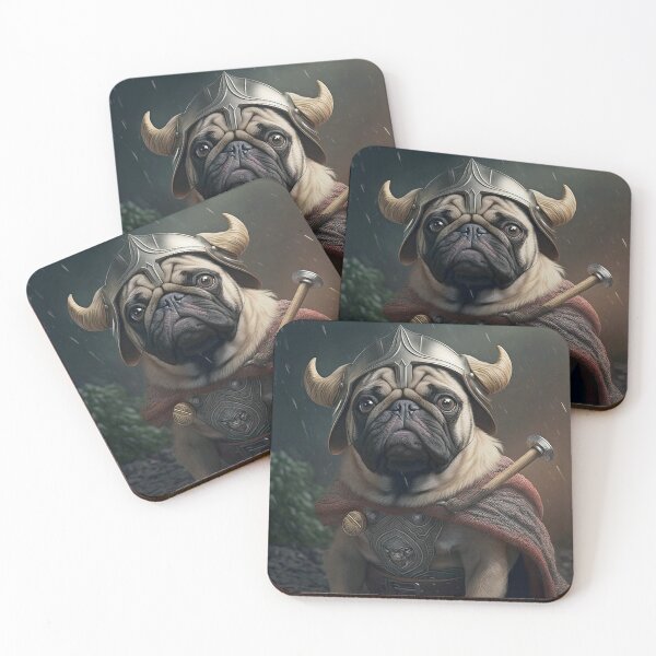 Item preview, Pugtastic Journey: Pug Thor - Calm Before The Storm designed and sold by ShoppingWarrior.