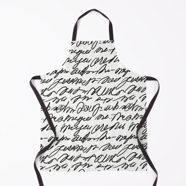 Item preview, Asemic Writing Pattern in Black designed and sold by victorianhare.