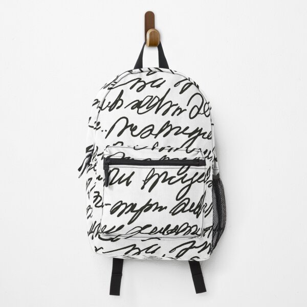Item preview, Asemic Writing Pattern in Black designed and sold by victorianhare.