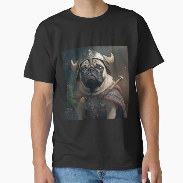 Pugtastic Journey: Pug Thor - Calm Before The Storm Classic T-Shirt