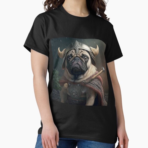 Pugtastic Journey: Pug Thor - Calm Before The Storm Classic T-Shirt