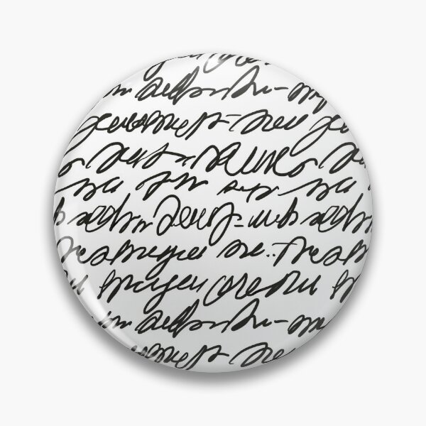 Item preview, Asemic Writing Pattern in Black designed and sold by victorianhare.