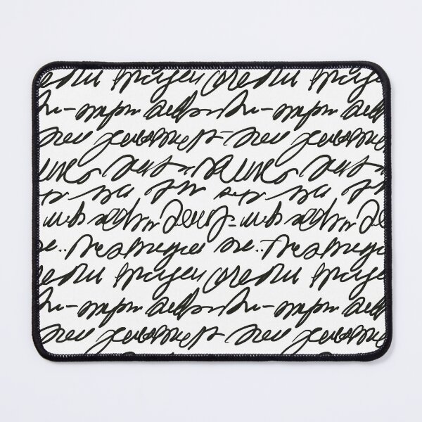 Item preview, Asemic Writing Pattern in Black designed and sold by victorianhare.