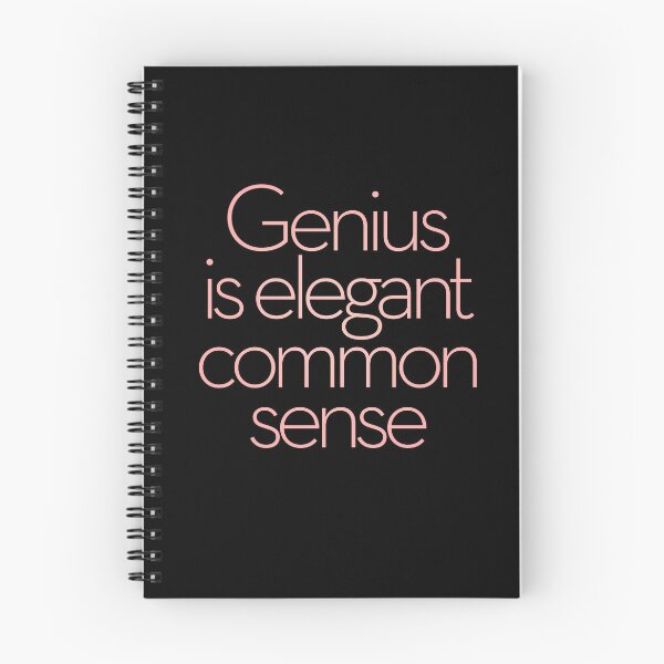Item preview, Genius is elegant common sense. v.2 designed and sold by x1brett.
