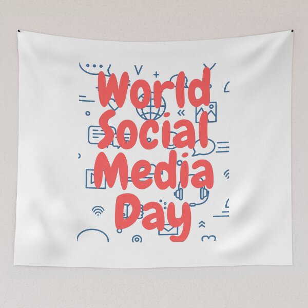 Aperçu de l'œuvre World Social Media Day créée et vendue par Simo0455.