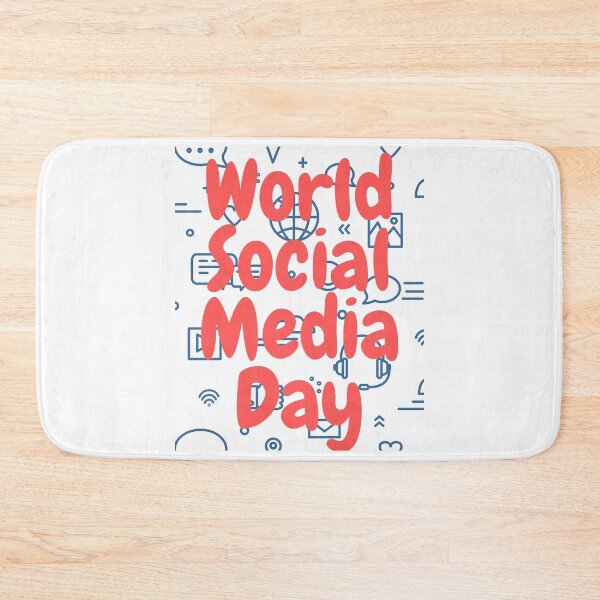 Item preview,  World Social Media Day designed and sold by Simo0455.