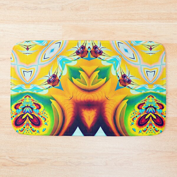 Item preview,  *Funny Abstract Bee On A Sunflower Summer Blue Sky Painting* designed and sold by Ralek.
