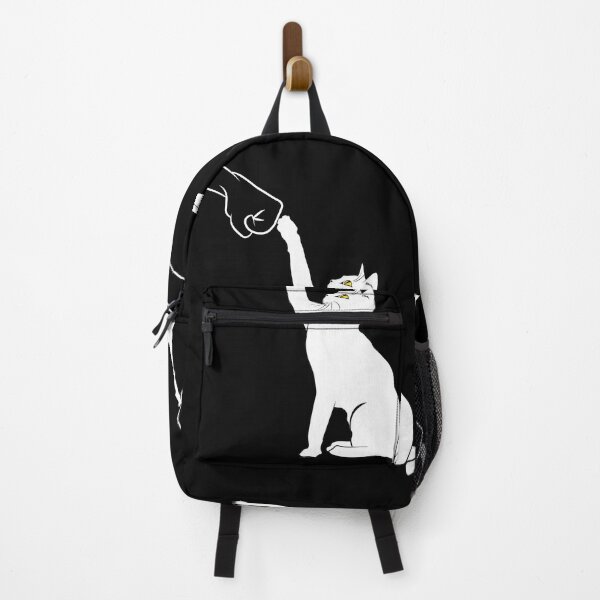 Item preview, Cute Cat Fist Bump Minimalistic Lineart Cartoon - Cat Lover designed and sold by TheInkElephant.