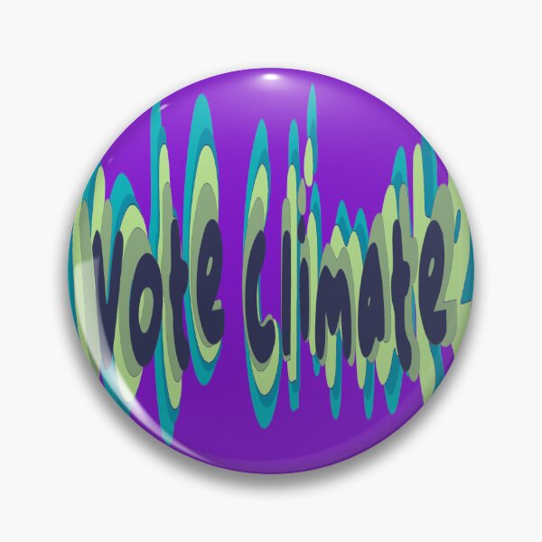 Item preview, Vote Climate Text in Teal Tones - Activist designed and sold by jolabrese.