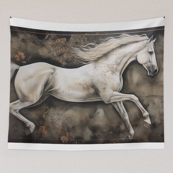 Item preview, Horse - White Arab Stallion 2 designed and sold by Mark Salmon.