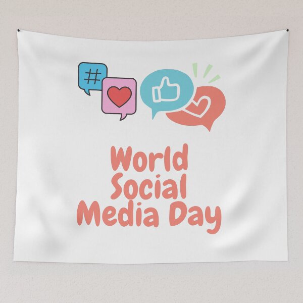 Aperçu de l'œuvre World Social Media Day créée et vendue par Simo0455.