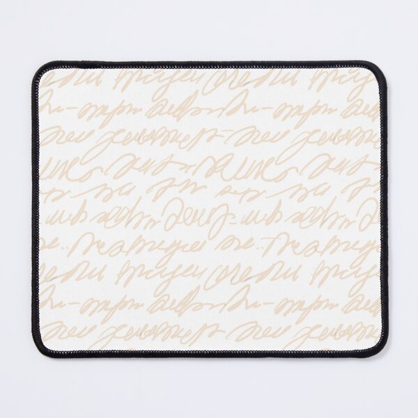 Item preview, Asemic Writing Pattern in Beige designed and sold by victorianhare.