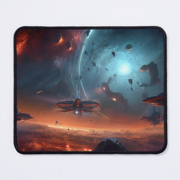 Item preview, Explosive Skies Over Alien Planet designed and sold by PrintCove.