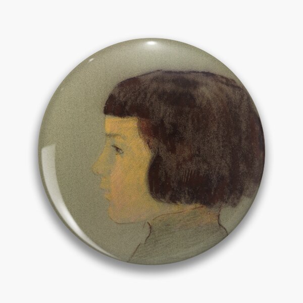 Item preview, Young Woman in Profile (1910) by Odilon Redon designed and sold by BossyCatHome.