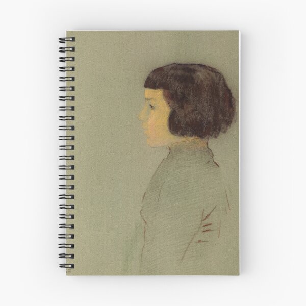 Item preview, Young Woman in Profile (1910) by Odilon Redon designed and sold by BossyCatHome.