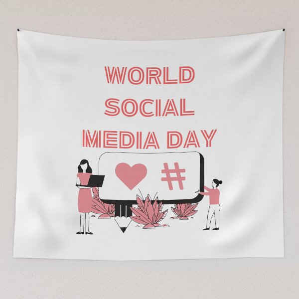 Item preview, World Social Media Day designed and sold by Simo0455.