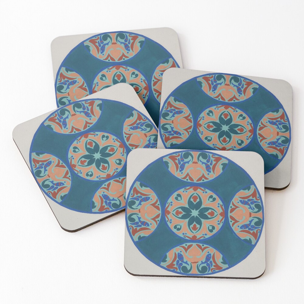 Item preview, Coasters (Set of 4) designed and sold by RiyaSinghania.