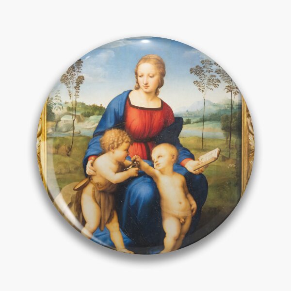 Item preview, Madonna and Child with Young St John the Baptist - also named Madonna of the Goldfinch, 1506, by Raffaello Sanzio. Raphael - Renaissance painting masterpiece designed and sold by Paolo Modena Photography    -   Fine Italian Art.