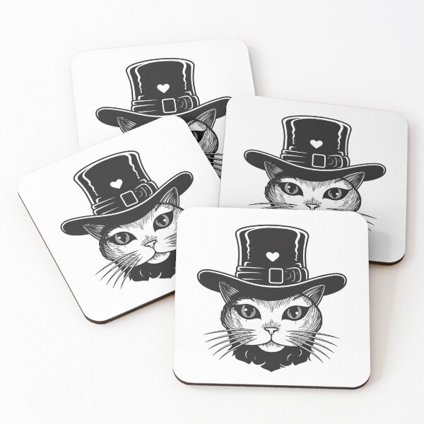 Item preview, Romantic gothic black cat designed and sold by Oonyme.