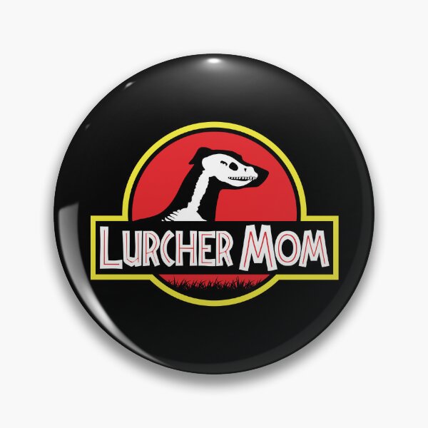 Artikelvorschau, (Für dunklen Hintergrund) Jurassic Lurcher Mom entworfen und verkauft von More Cute Dogs.
