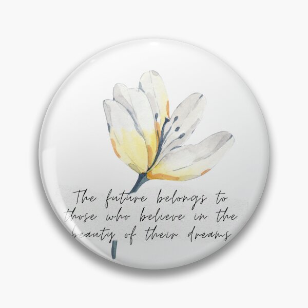 Item preview, "Believe in the Beauty of Your Dreams" White Lily designed and sold by Wildflowerinc.