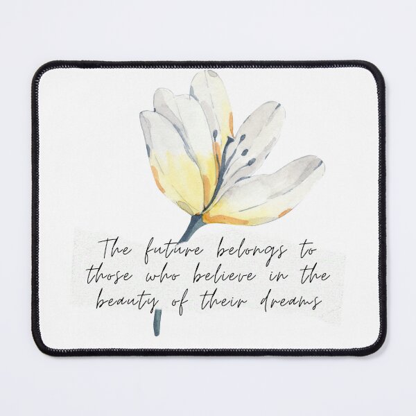 Item preview, "Believe in the Beauty of Your Dreams" White Lily designed and sold by Wildflowerinc.